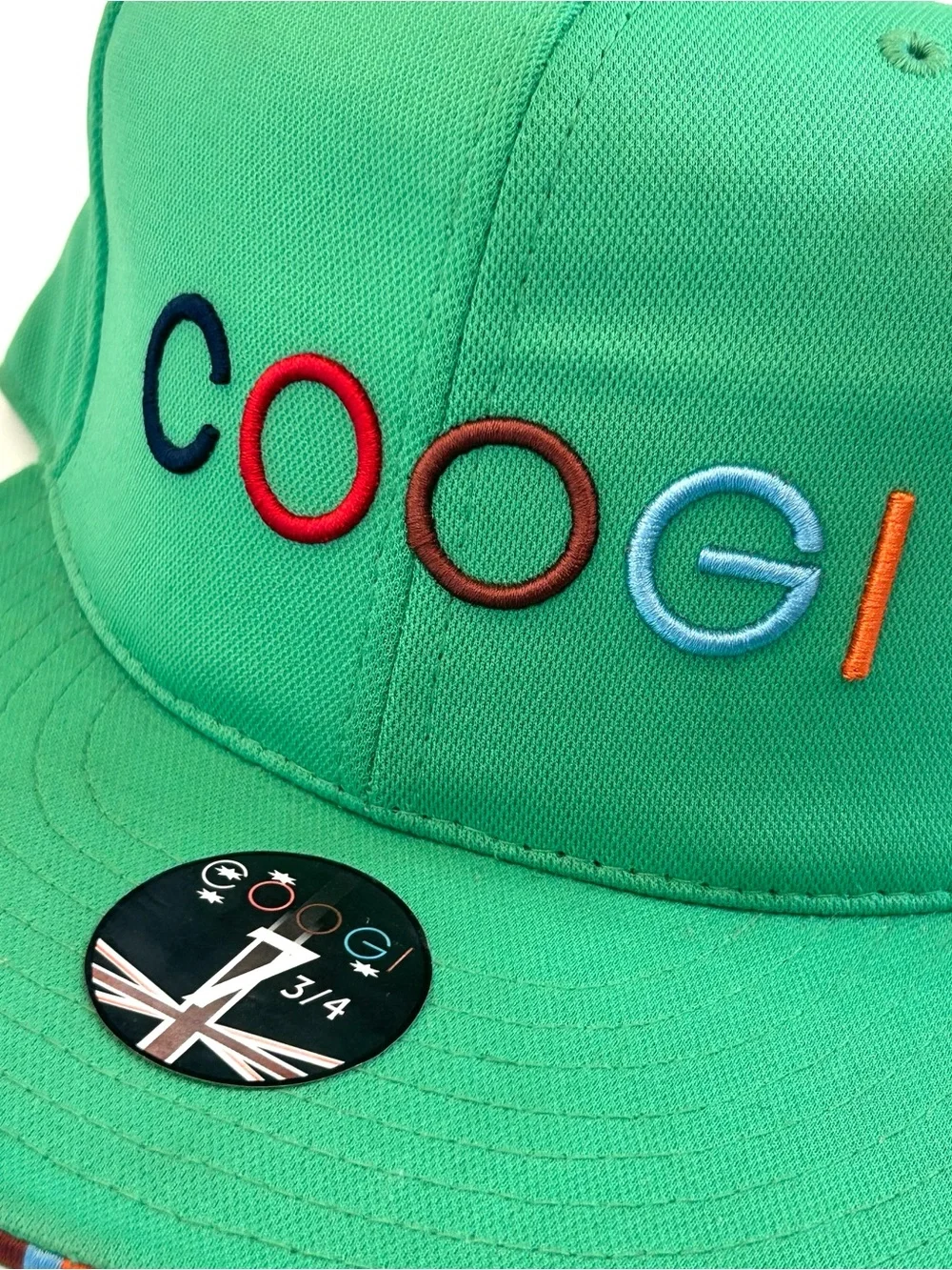 Vintage Y2K COOGI Fitted Baseball Cap Green Size 7 3/4 NEW With Tag Rare